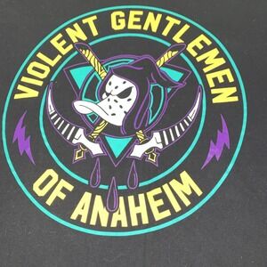 VGHC Violent Gentlemen Foot Clan Duck Tee 2XL Mighty Ducks x TMNT Mashup Anaheim